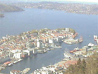 Bergen Harbour webcam