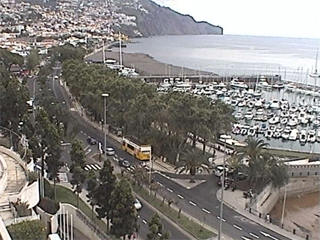 vrachtauto Kabelbaan Beschrijving Funchal Webcam - Madeira Live Coast and Beach Web Cam