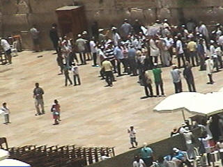 Wailing wall web cam view